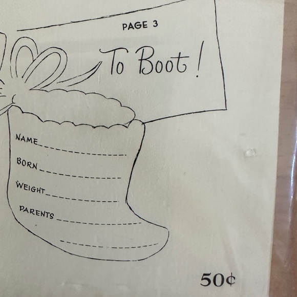 Vintage New Baby Birth Announcements Gibson New in Package - Picture 7 of 9